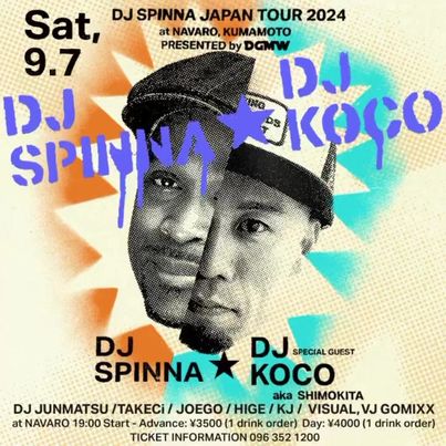 DJ SPINNA JAPAN TOUR 2024